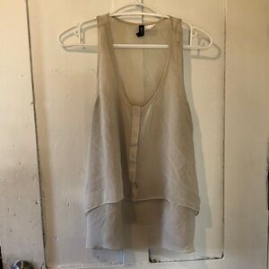 H&M chiffon type tank